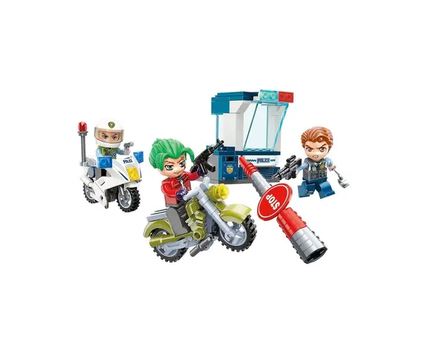 Set de constructie Qman Mine City Interceptarea Infractorilor 98 piese