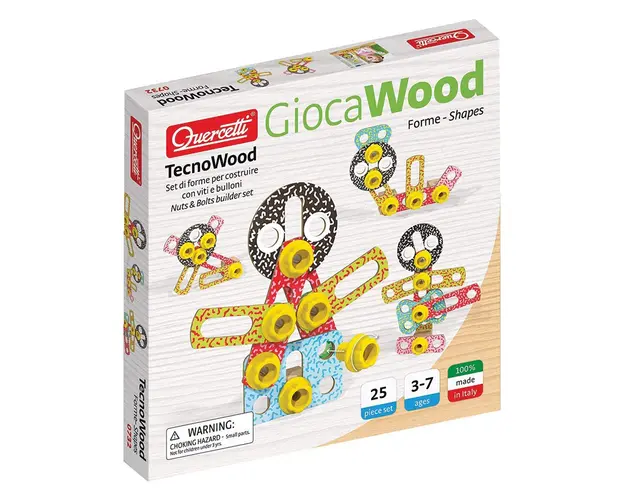 Set de constructie Quercetti Techno Wood 732