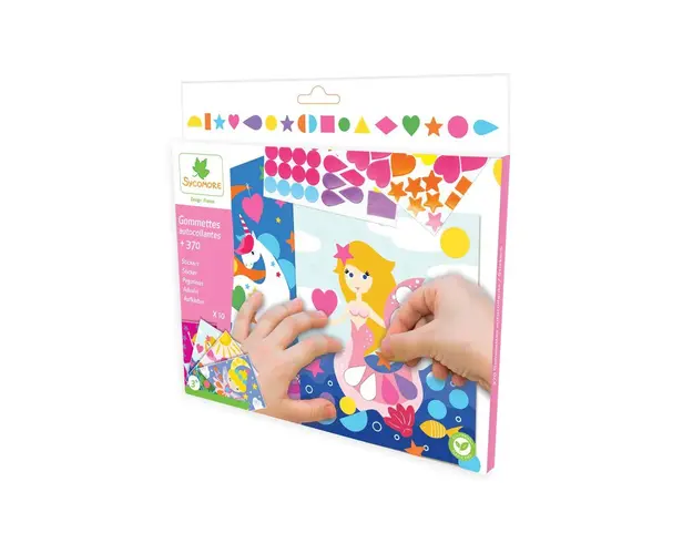 Set de creatie cu abtibilduri Sycomore Fetita