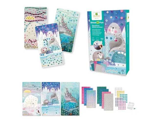 Set de creatie mozaic Sycomore Pui de Animale Marine