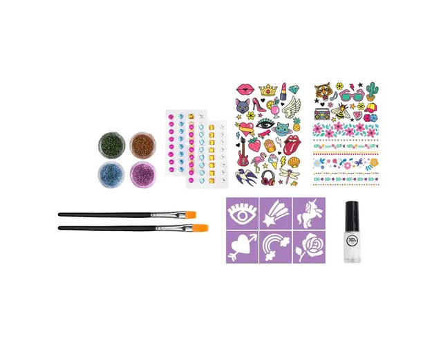 Set de creatie tatuaje Grafix Glitter Tatoo