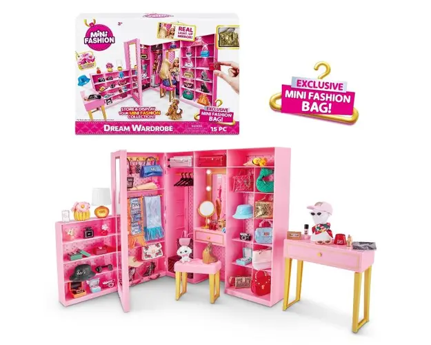 Set de joaca 5 Surprise Dream Wardrobe, Fashion Mini Brands, Seria 1