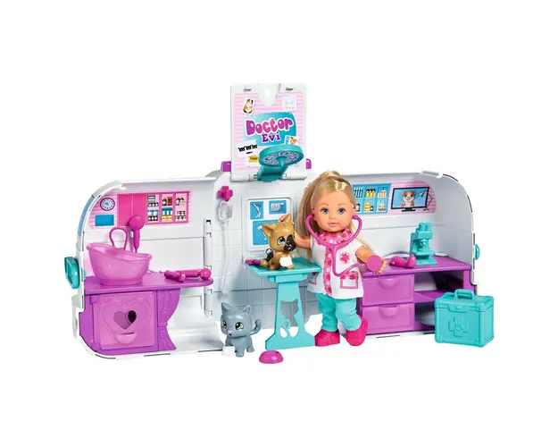 Set de joaca Ambulanta medic veterinar Evi Love
