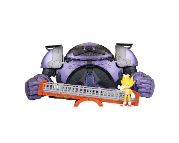 Set de joaca Ariciul Sonic Movie 2 Robotul Gigant Eggman cu figurina 6 cm