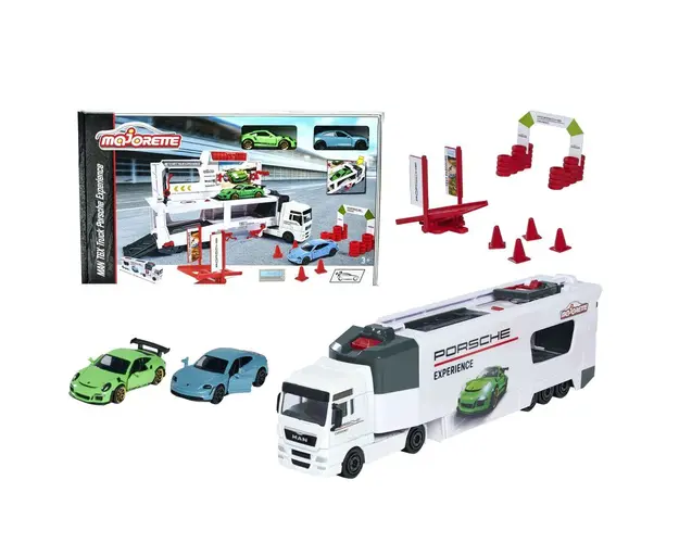 Set de joaca cu camion Majorette Man Porsche Experience
