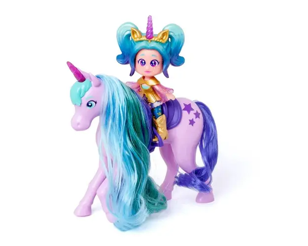 Set de joaca cu papusa Kookyloos Unicorn Stea