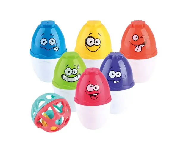 Set de joaca cu popice si minge pentru copii PlayGo