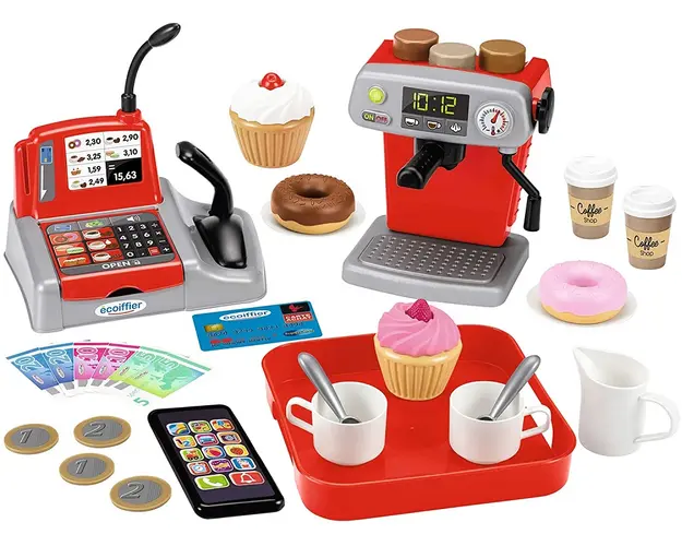 Set de joaca Ecoiffier Cafenea cu casa de marcat