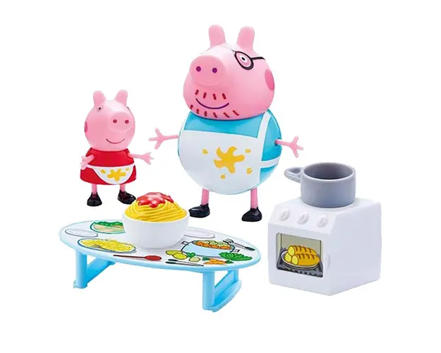 Set de joaca Peppa Pig cu doua figurine