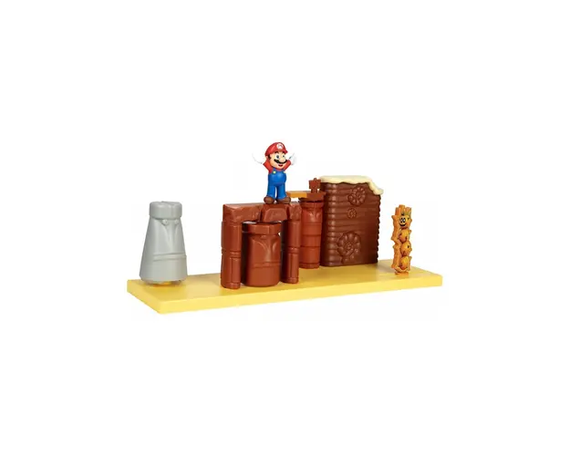 Set de joaca Super Mario Desert cu figurina 6 cm