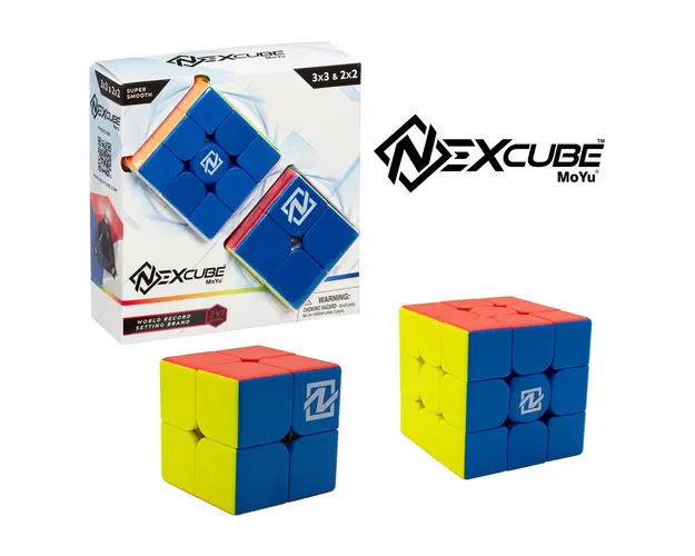Set doua cuburi Rubik 3x3 si 2x2 Goliath Nexcube