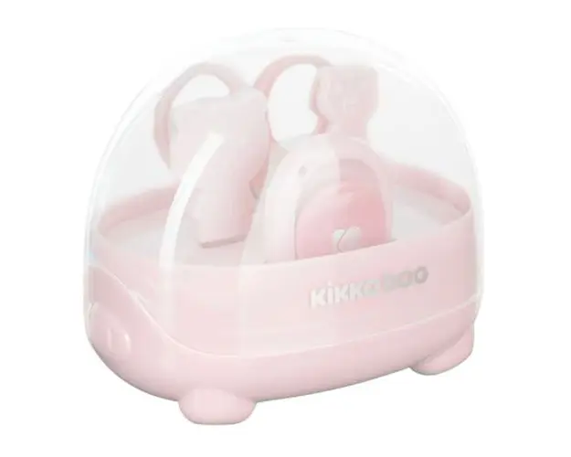 Set igiena pentru bebelusi Kikka Boo 4 piese roz