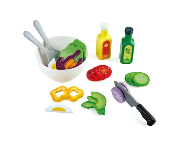 Set legume din lemn cu scai Hape Salad