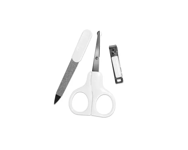 Set manichiura bebelusi 3 piese Lorelli Alb