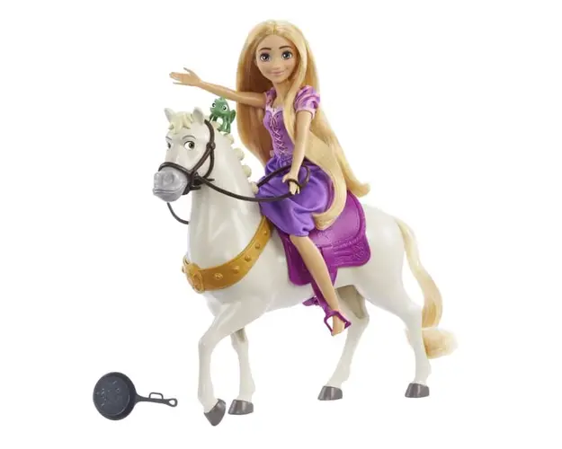 Set papusa Disney Princess Rapunzel si calul Maximus