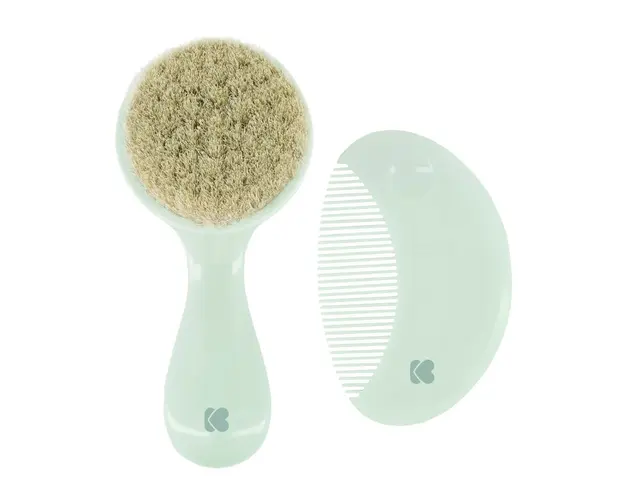 Set pieptene si perie Kikka Boo Savana Verde menta