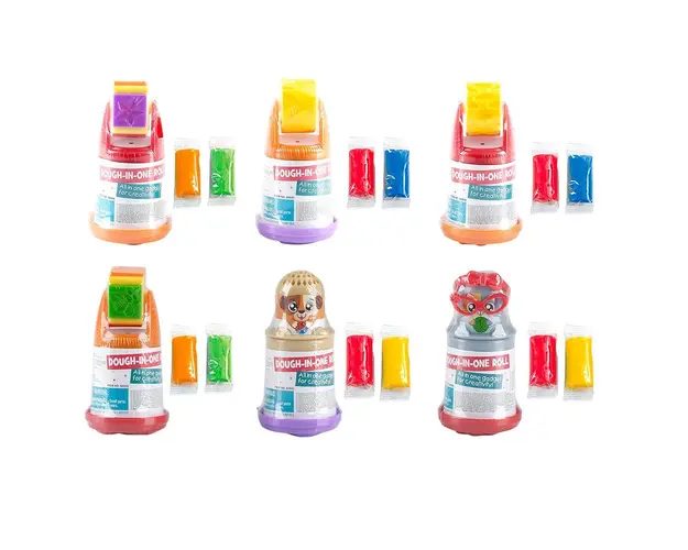 Set plastilina cu stampila Play Go