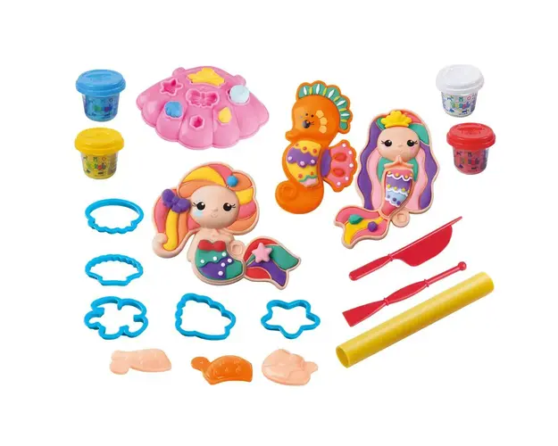 Set plastilina Play Go Sirenele si Prietenii Lor