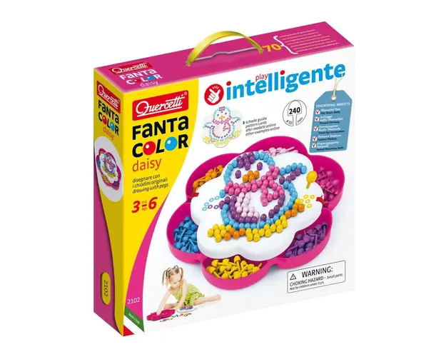 Set Quercetti Mosaic Fantacolor Pixel Daisy 240 piese 2102