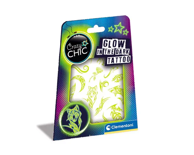 Set tatuaje fosforescente Crazy Chic