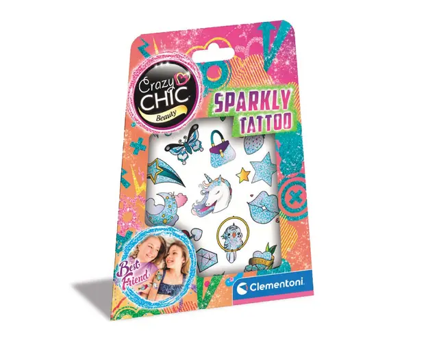 Set tatuaje stralucitoare Crazy Chic