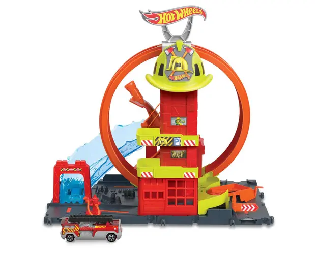 Statia de pompieri Hot Wheels City