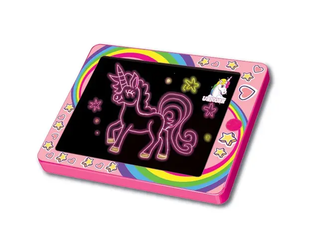 Tableta de desen luminoasa AM-AV Glow Pad Unicorn