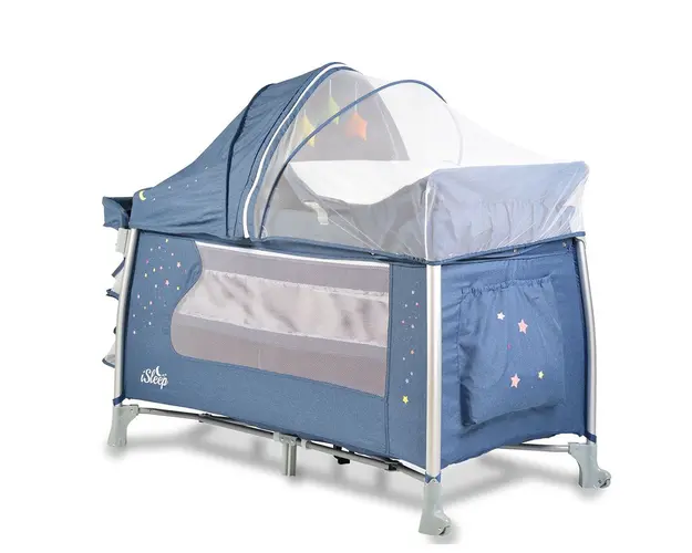 Tarc cu doua nivele Cangaroo Isleep Denim