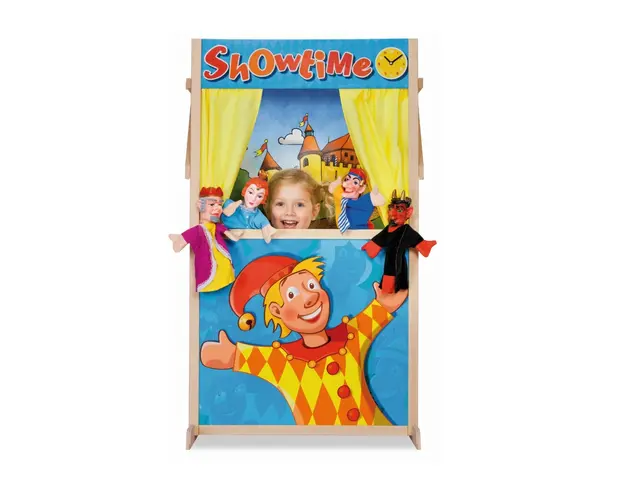 Teatru de papusi din lemn Eichhorn