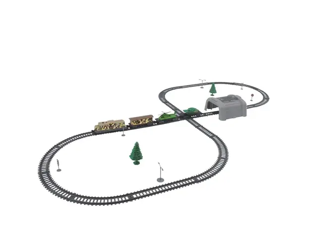 Tren militar cu vehicule Super Military