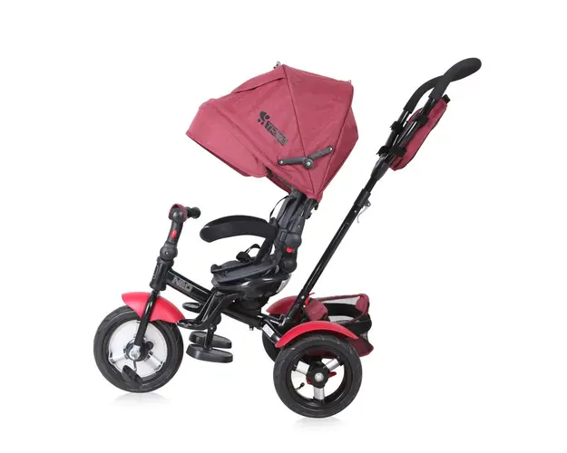 Tricicleta cu parasolar Lorelli Neo Air 2020 Red Black Luxe