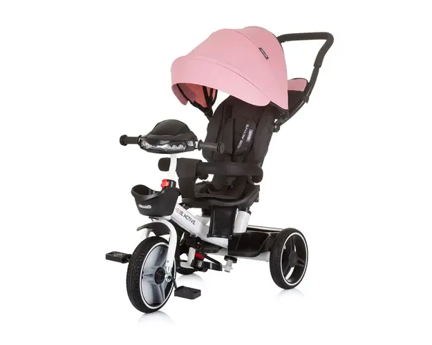 Tricicleta cu scaun reversibil Chipolino Be Active 2024 Pink