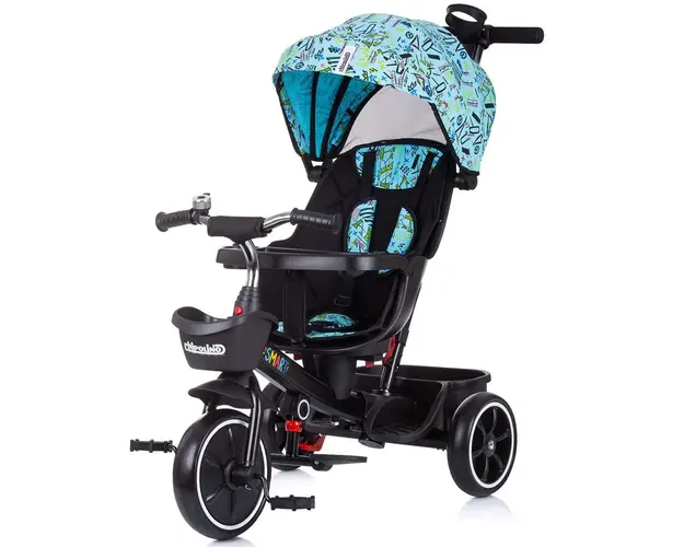 Tricicleta cu scaun rotativ Chipolino Smart 360 Albastru