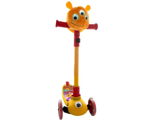 Trotineta cu 3 roti si animalut de plus K3YRIDERS Monster Eyes Sunny