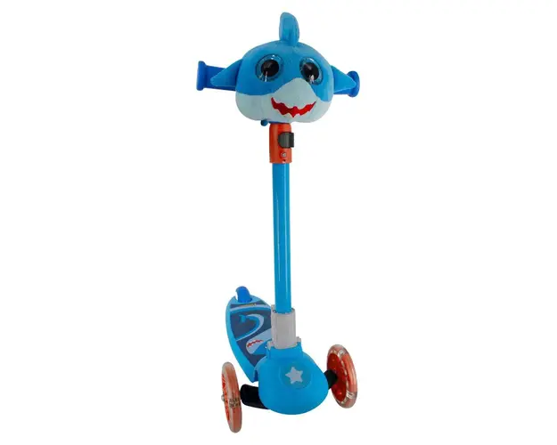 Trotineta cu 3 roti si animalut de plus K3YRIDERS Sharky