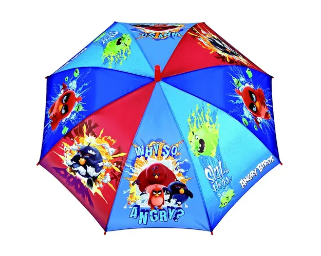 Umbrela automata tip baston Angry Birds