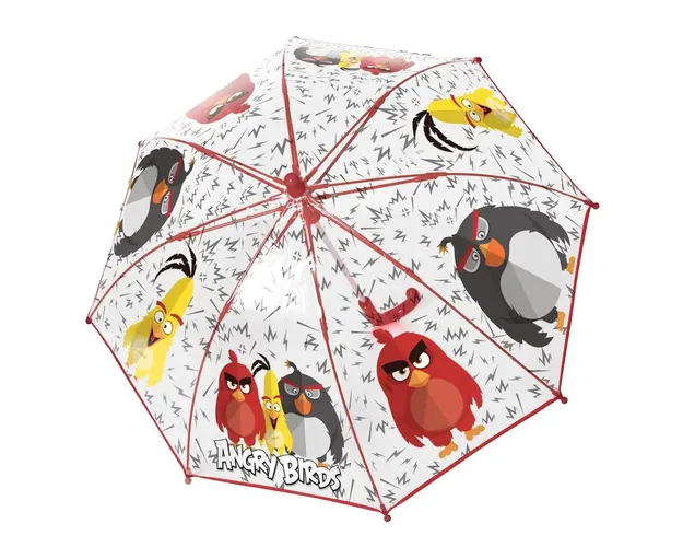 Umbrela manuala tip cupola Angry Birds