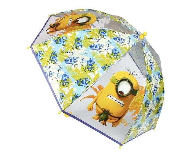 Umbrela manuala transparenta POE Minions