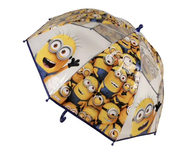 Umbrela transparenta pentru copii Minions
