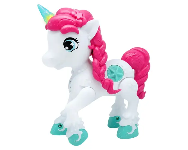 Unicorn interactiv cu sunete si lumini Dragon I Little Unicorn diverse modele