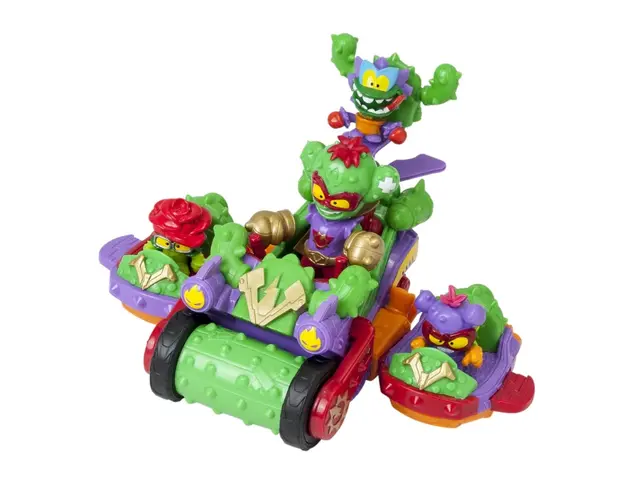 Vehicul cu accesorii Spike Roller Cactus Superthings