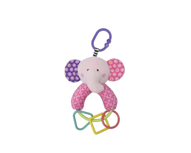 Zornaitoare pentru bebelusi Lorelli Figures Elephant Pink
