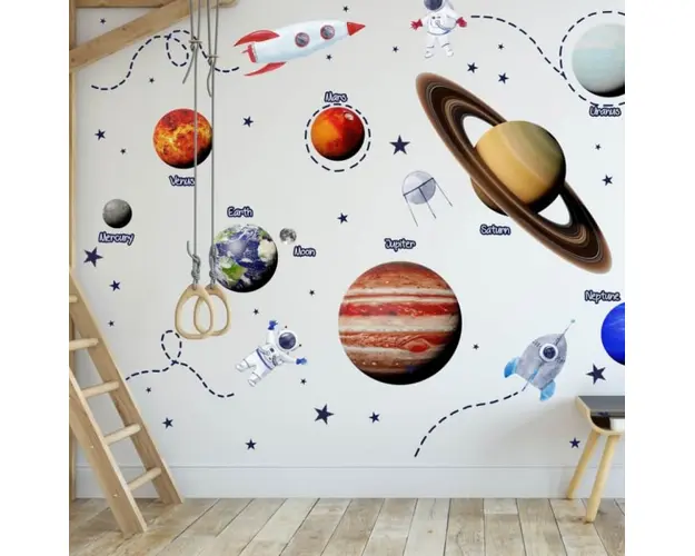 Autocolante pentru perete - Univers, N.4.