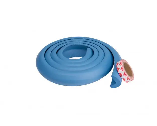 Banda protectie groasa pentru muchii si margini, 3.5x1.2x200 cm, Albastru