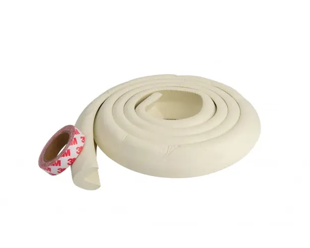 Banda protectie groasa pentru muchii si margini, 3.5x1.2x200 cm, Alb Fildes
