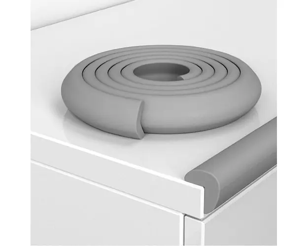 Banda protectie groasa pentru muchii si margini, 3.5x1.2x200 cm, Gri
