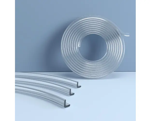 Banda pentru protectie muchii si margini, fara adeziv, Empria, din silicon transparent, 1.2x0.5x200 cm
