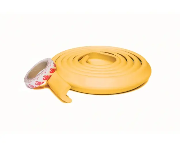 Banda protectie subtire pentru muchii si margini, 2.3x0.9x200 cm, Maro deschis