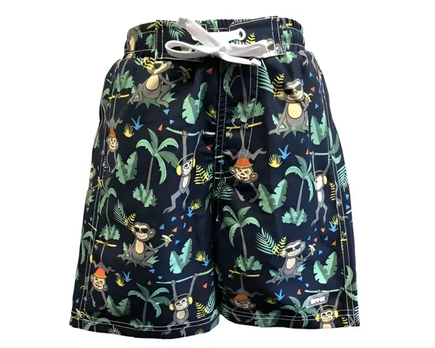 Bermude Baieti cu Protectie UV, Protectie Solara UPF50+, Navy Jungle, Diverse marimi