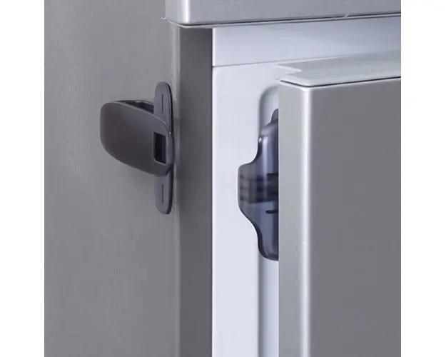 Blocator usa frigider, congelator, pentru bebelusi si copii, Empria, 10 x 7.2 x 1.5 cm, albastru inchis